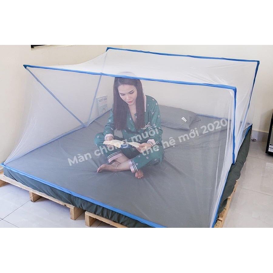 Màn chụp gấp gọn 1m/1m2/1m4/1m6/1m8 mùng chụp thông minh cao cấp