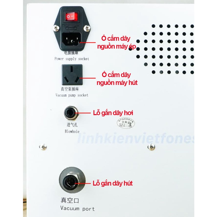 Máy ép 18in 3 chế độ (ép full dòng, full size)