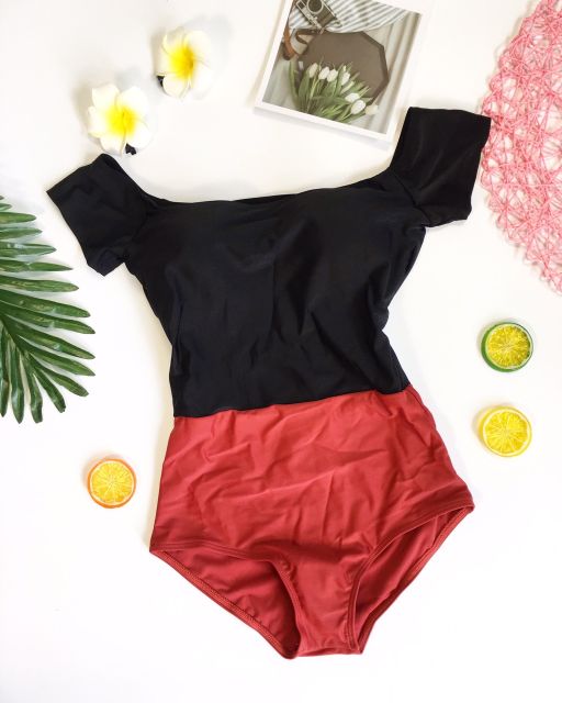Bikini trễ vai phối màu quyền lực (kèm hình thật)