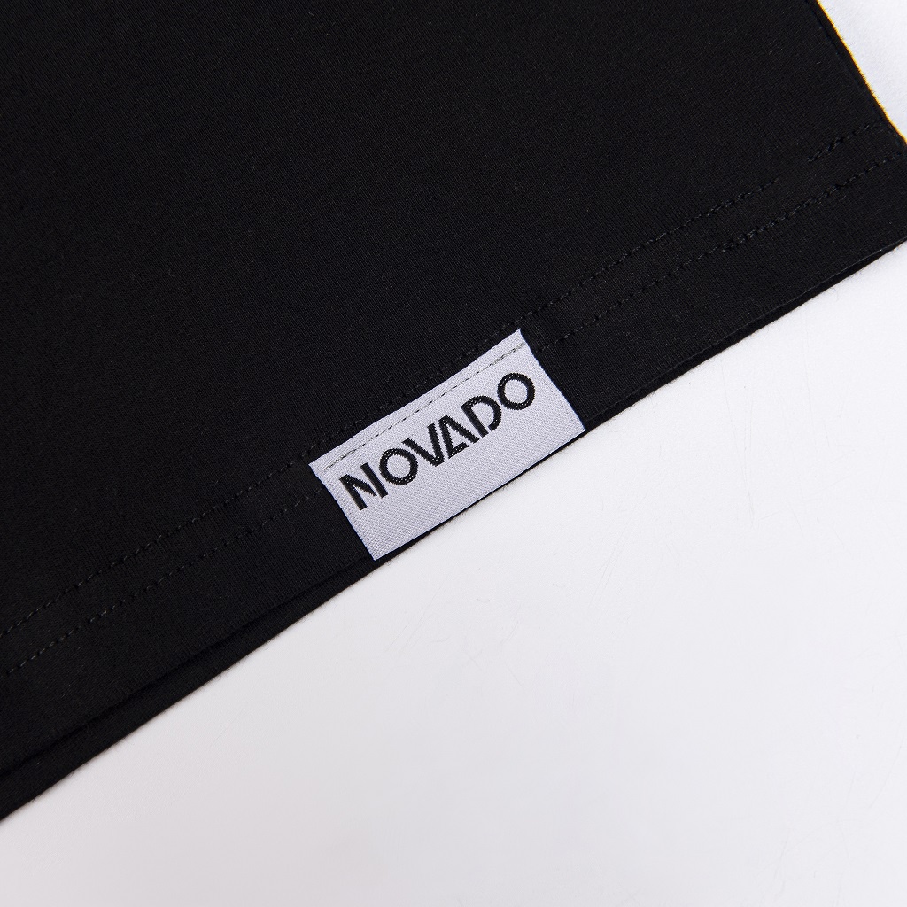 Áo Thun Tay Lỡ Form Rộng Local Brand Novado Fashion Spatial Cotton 4 Chiều Nam / Nữ Dày Dặn Thoáng Mát Đen N6Đ-NP