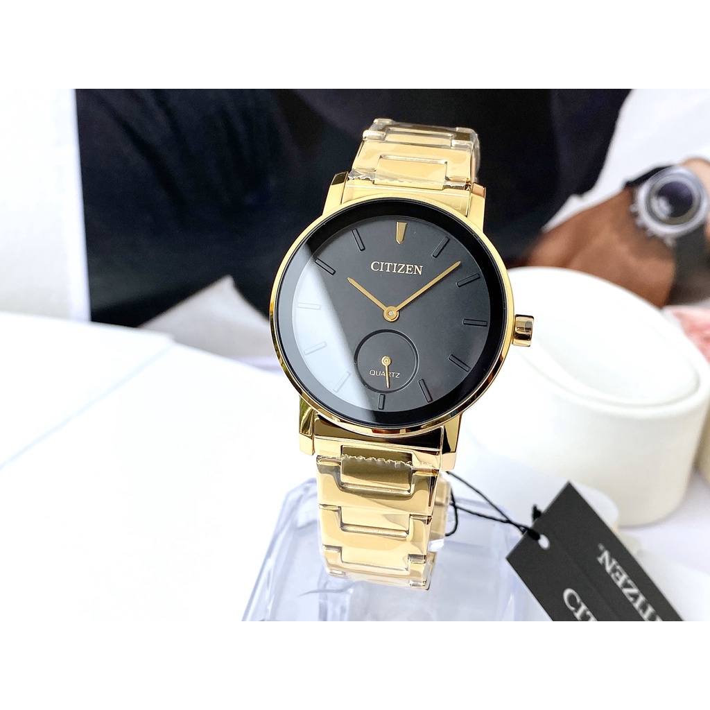 Đồng hồ đôi nam nữ dây thép Citizen BE9182-58E và EQ9062-58E