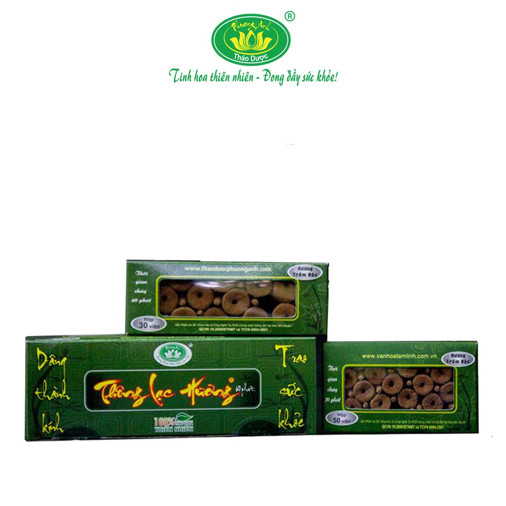 Nhang nụ thảo dược Thông Lạc Hương hộp 30 viên/ 50 viên/ 60 viên