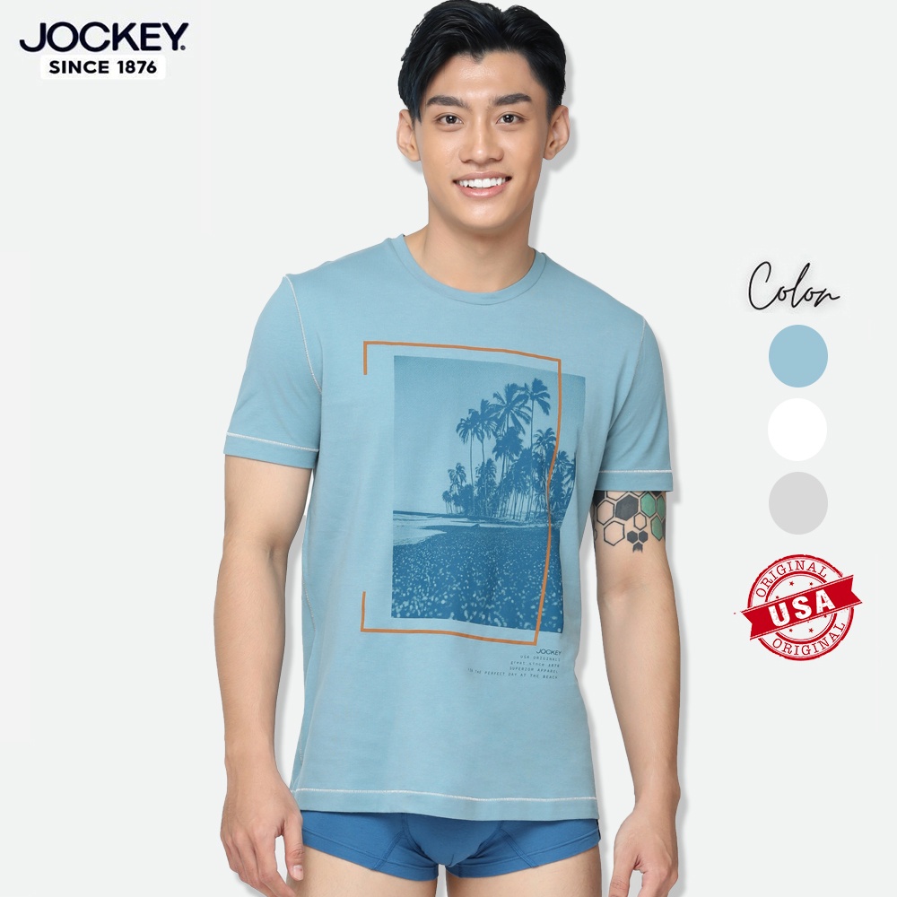 Áo Thun Nam Jockey USA Originals In Hình Co Giãn Thoáng Mát - J1125