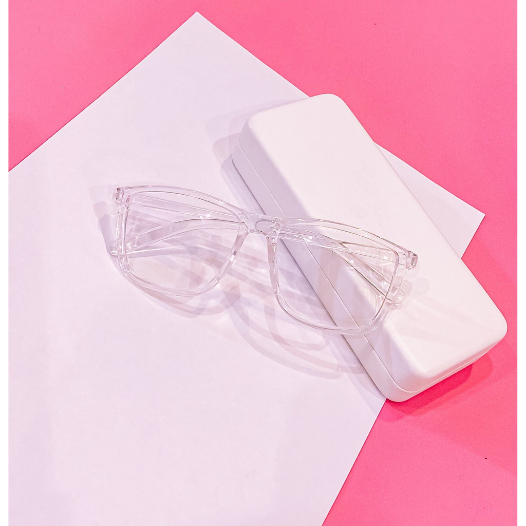 Mắt Kính Mát Chữ Gọng Tây Dẻo Trong Suốt Nhiều Màu Thời Trang Cực Hot - Hazo