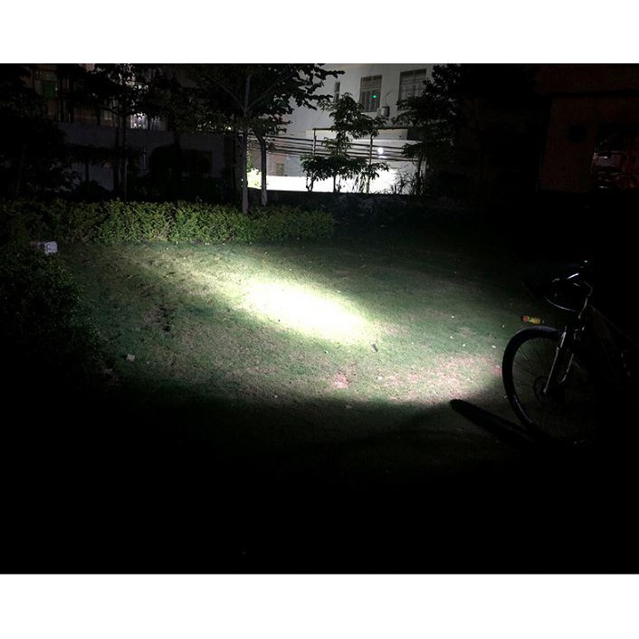 Đèn xe đạp cao cấp nhất-đèn led siêu sáng 3 pha led vỏ nhôm nguyên khối pin trâu chống nước chống bụi bx3