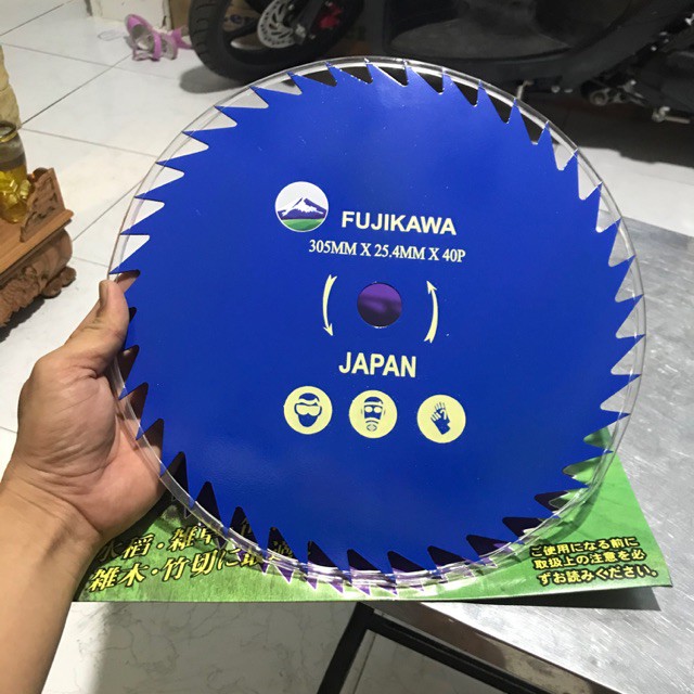 Đĩa gặt FUJIKAWA phi 305mmx60P - LƯỠI CẮT CỎ TRÒN FUJIKAWA – ĐƯỜNG KÍNH 30 cm- made in Japan Chất lượng ca