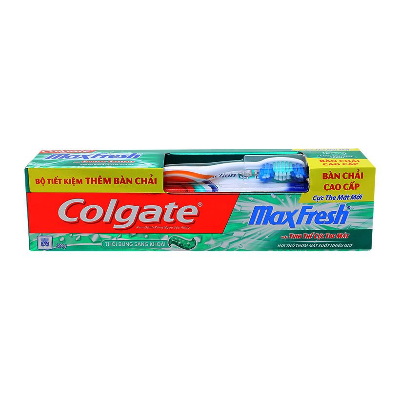 Kem Đánh Răng Colgate MaxFresh Trà Xanh The Mát (230g)