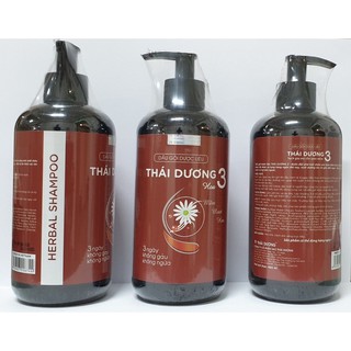 dầu gội thái dương 3 chai 500ml