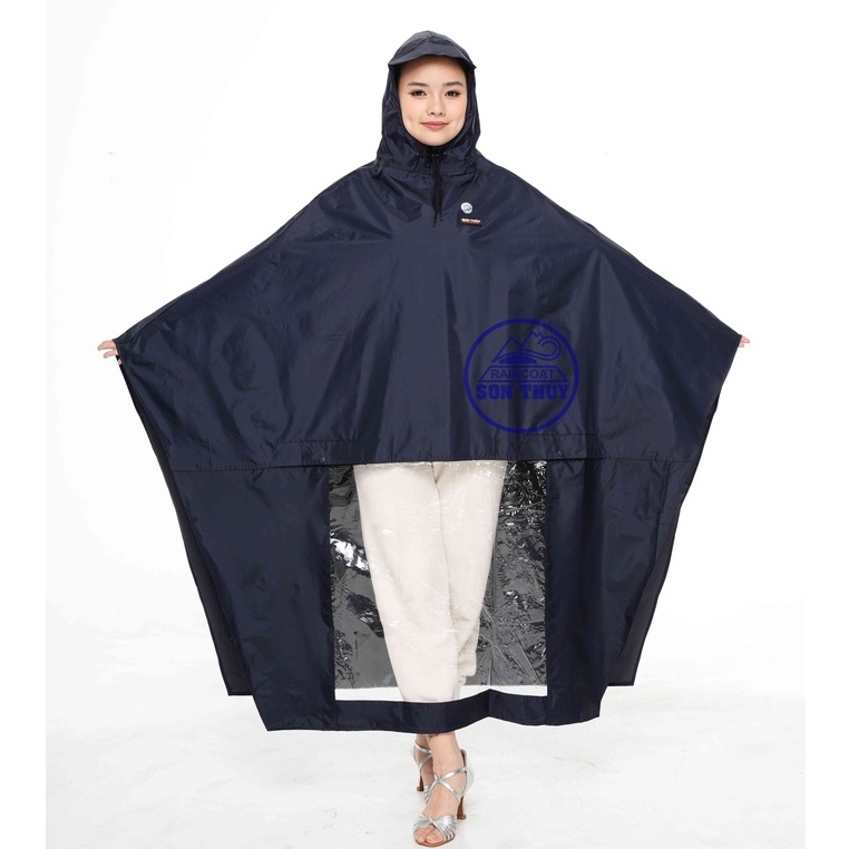 Áo mưa choàng K22 Sơn Thủy - áo mưa vải dù siêu cao cấp, trượt nước cực tốt K22