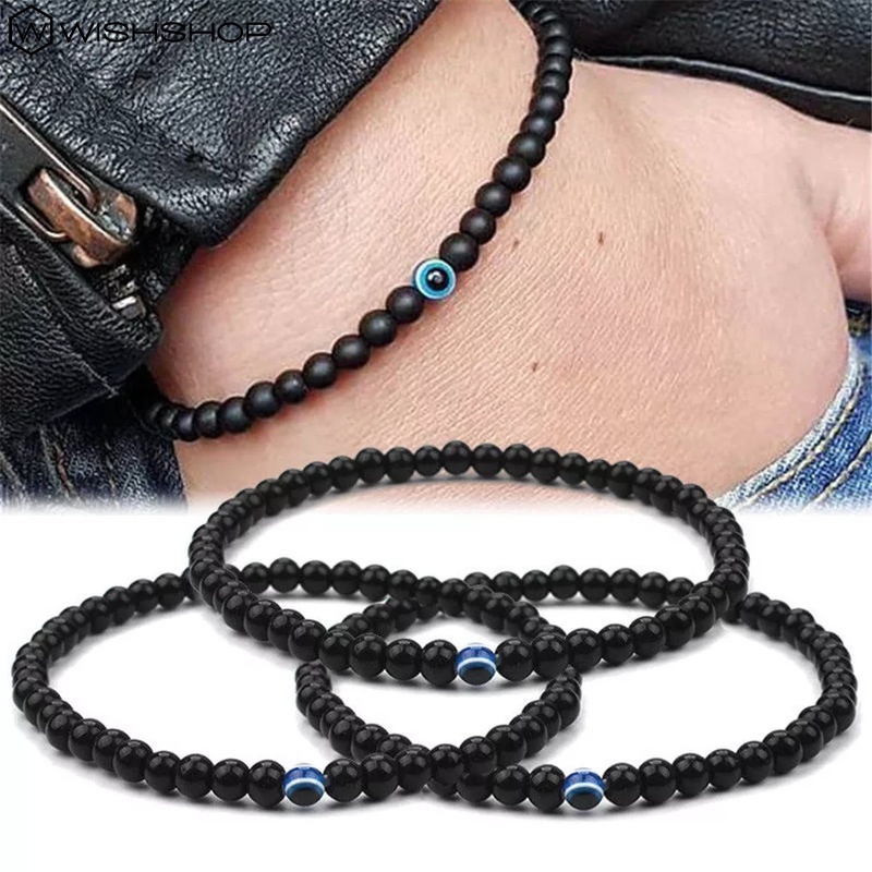 Vòng tay chuỗi hạt đá mắt quỷ giúp giảm căng thẳng