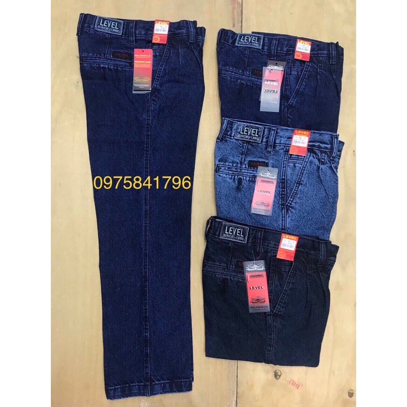 Quần bò dài nam trung niên dáng thụng túi chéo+ ẢNH THẬT | BigBuy360 - bigbuy360.vn