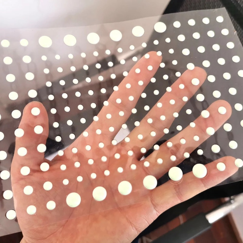 1 Tấm Decal dán tường Phát Quang Họa Tiết Ngôi Sao 3D Trang Trí Phòng Ngủ Trẻ Em