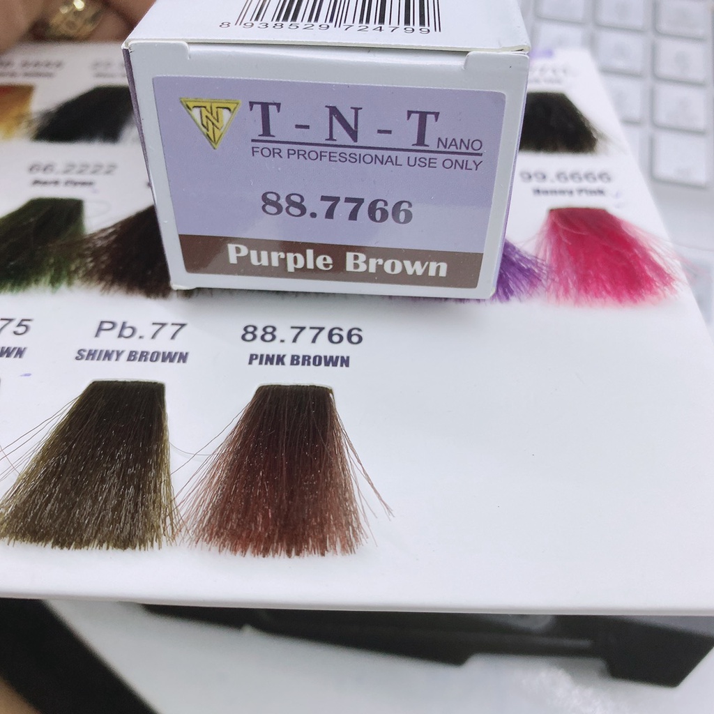 50 tuýp tặng Bảng màu ] Thuốc nhuộm tóc TNT Plus, phủ bạc màu thời trang tnt,  bóng mềm mượt ,không amoniac ,mùi thơm_Hair forever love | Lazada.vn