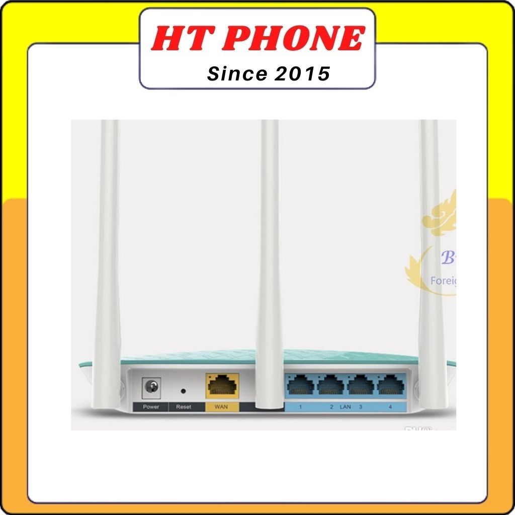 Router modem bộ phát cục phát wifi Tp link 3 Râu 450MBps Chính hãng