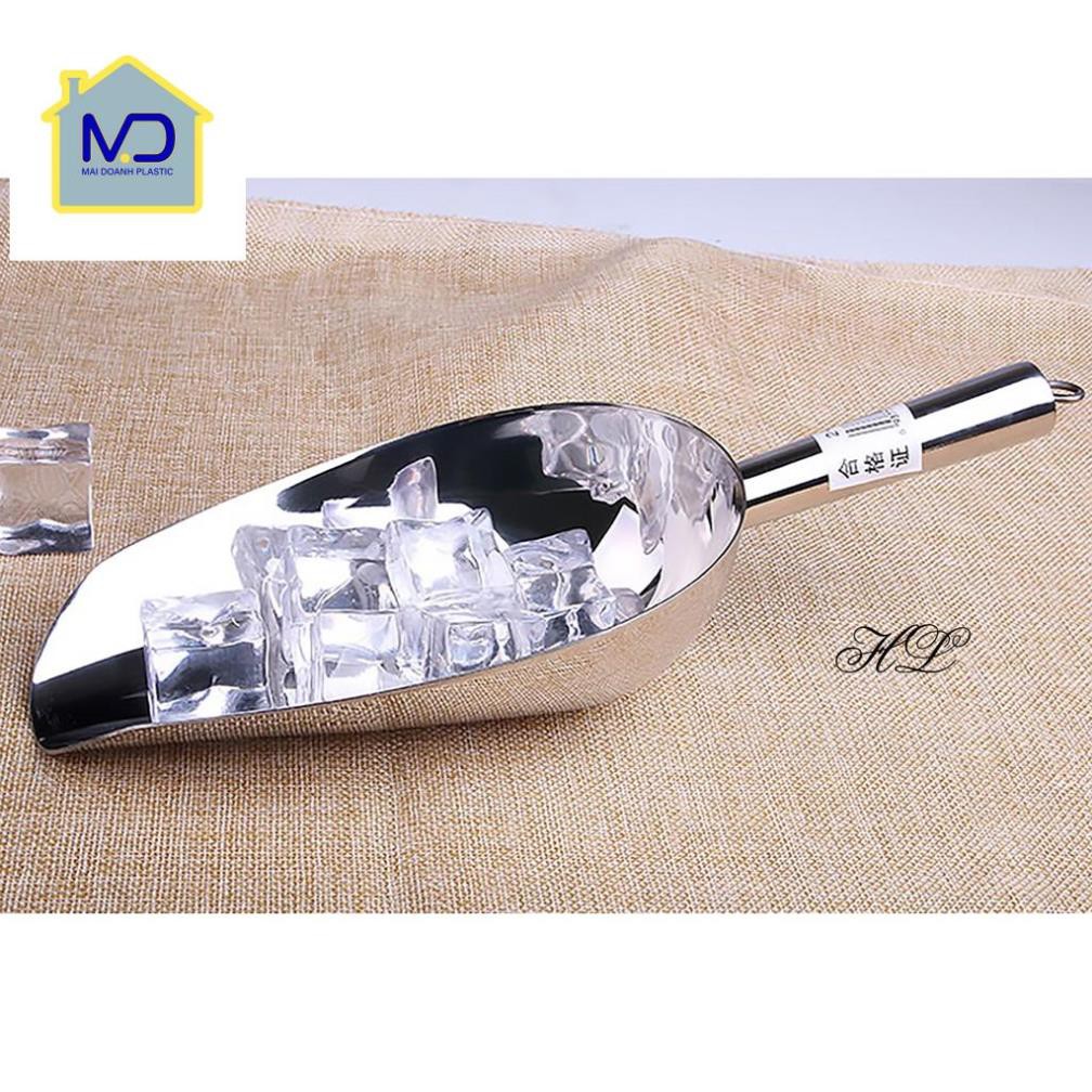 (siêu phẩm) Muỗng xúc đá, hạt Inox Loại I