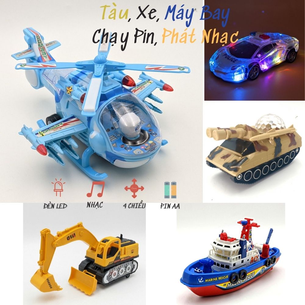 [NHIỀU MẪU]Đồ Chơi ĐIỆN TỬ 2022 Mẫu Mới Có Nhạc, Đèn Chạy Pin