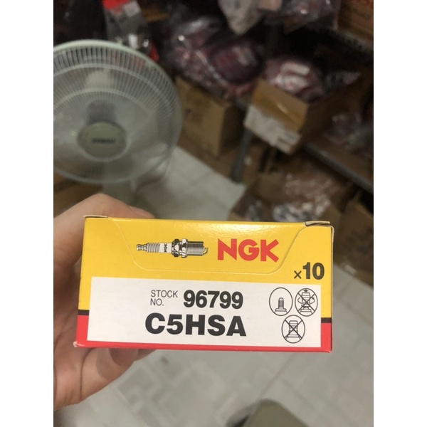 BUGI NGK CHÍNH HÃNG C5-C6 CHÂN NGẮN XÀI DR/WAVE