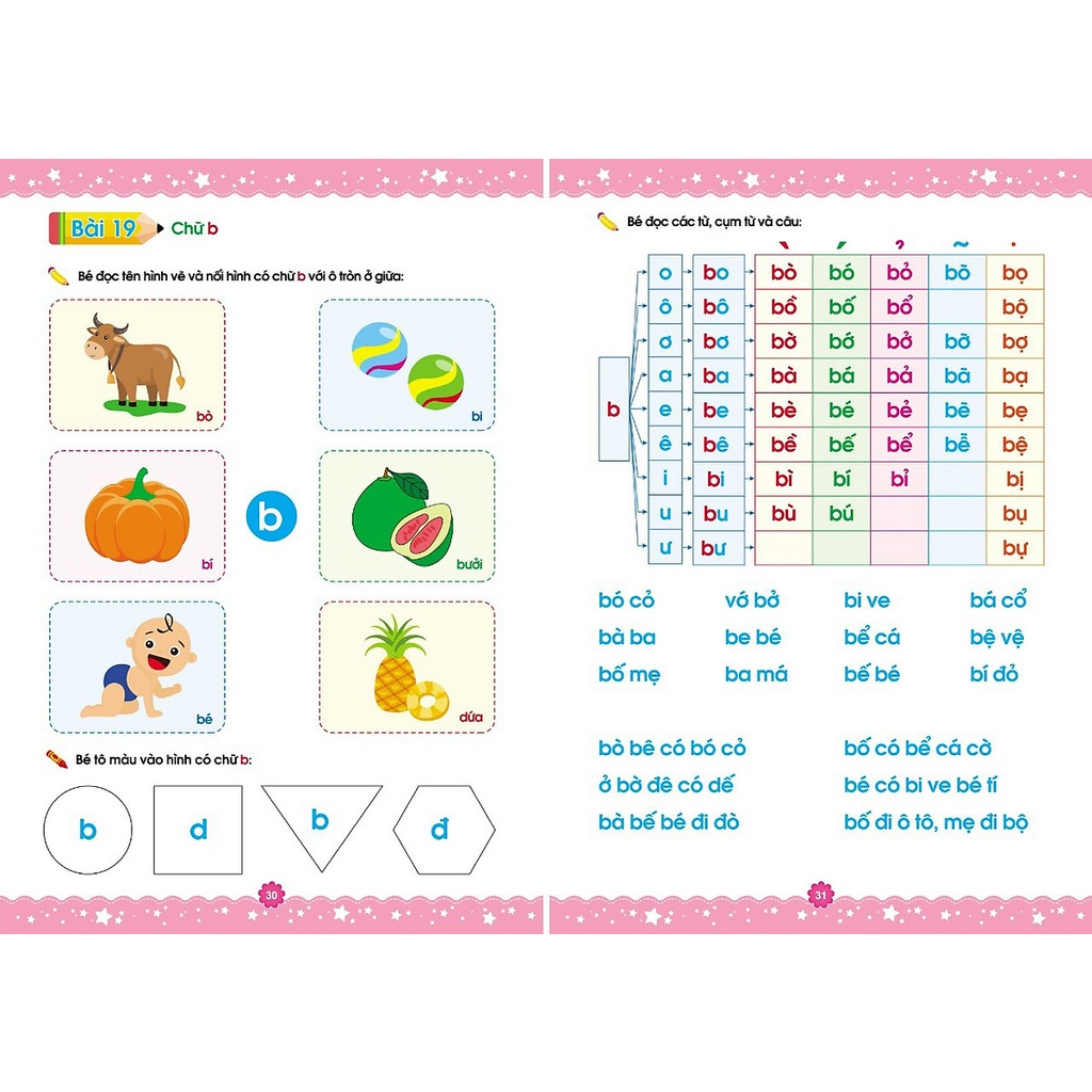 Sách Luyện đọc (Hành trang cho bé tự tin vào lớp 1)