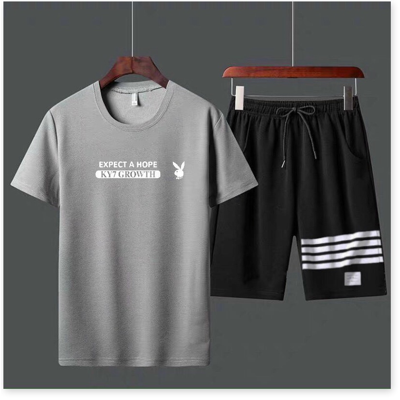SET BỘ ĐỒ THUN HÈ CỰC CHẤT ÁO THUN QUẦN NGẮN HOT HOT THỜI TRANG MỚI THỜI TRANG KME FASHION