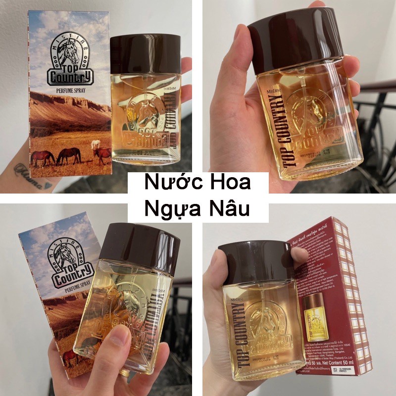 Nước hoa TOP COUNTRY MISTINE con ngựa Thái Lan 50ml