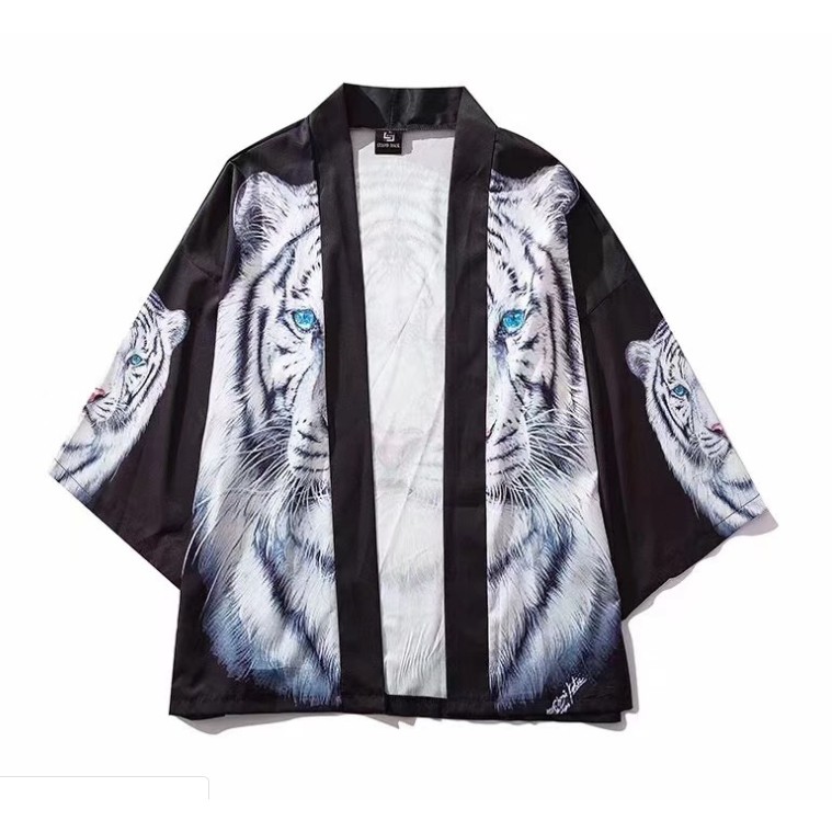 Áo Haori Bạch Hổ Siêu Chất , hàng cao cấp, mã SK13