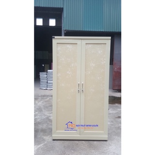Tủ sắt cao cấp 2 cánh nhiều màu không gương rộng 1m cao 1m83 sâu 0,52m