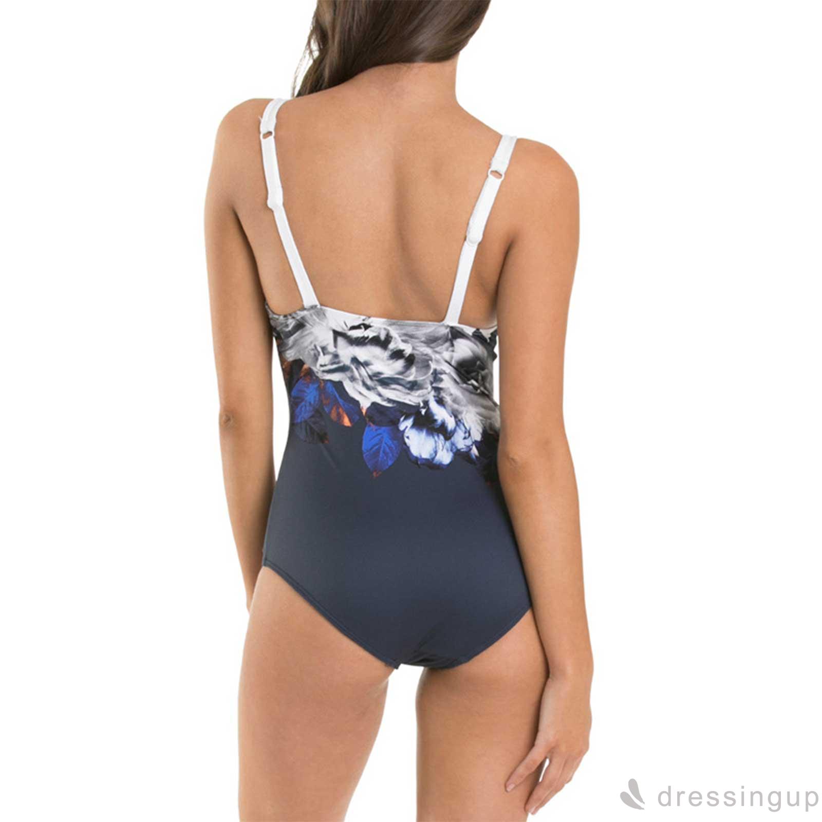 Đồ Bơi Một Mảnh Cổ V Họa Tiết Hoa Cho Nữ | BigBuy360 - bigbuy360.vn