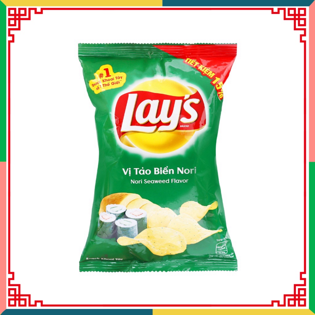 Bánh snack củ khoai tây Lays nhiều vị gói lớn 56g ( Đại lý Ngọc Toản)