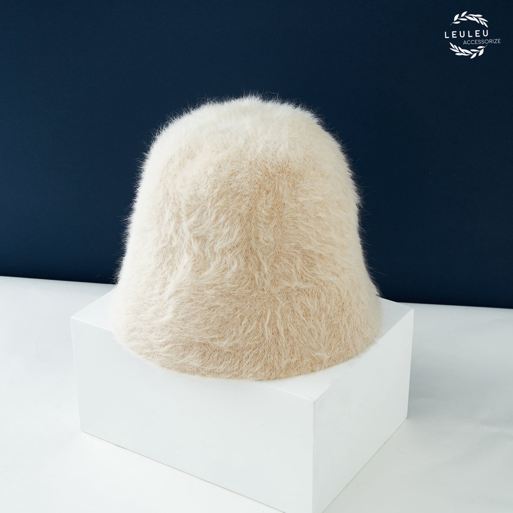 Mũ lông tone sáng trendy leuleu.accessorize