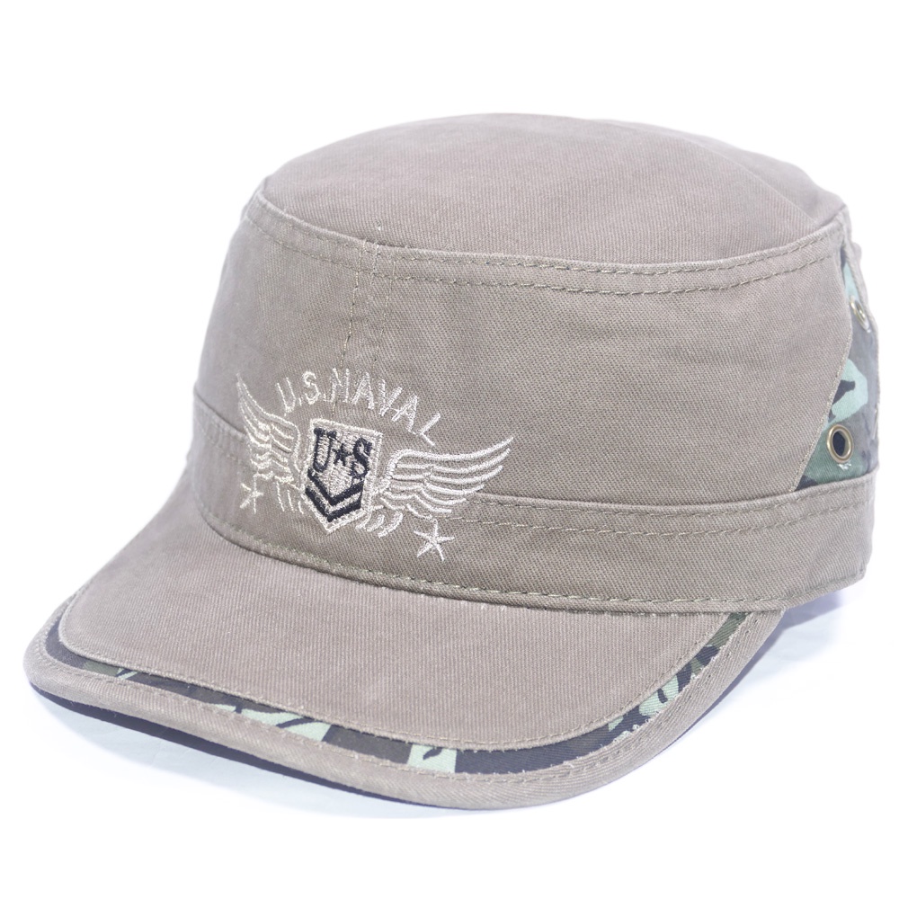 [ Nhiều màu ]Nón kết đầu bằng bít đuôi US Naval vá lính - có may thun phía sau giúp giữ chặt nón và tăng size vòng đầu