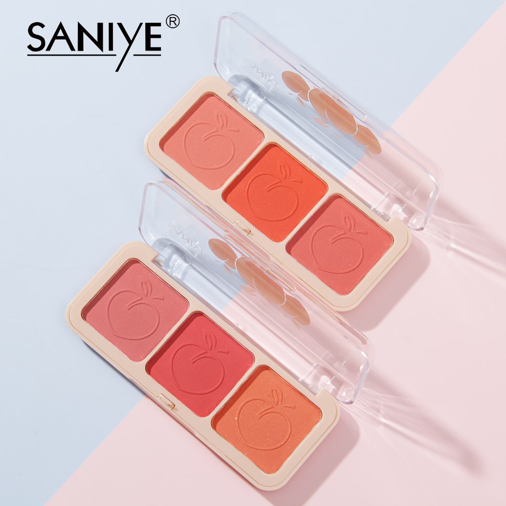 Phấn Má Hồng SANIYE Love Peach 3 Màu Xinh Xắn E0334 | BigBuy360 - bigbuy360.vn