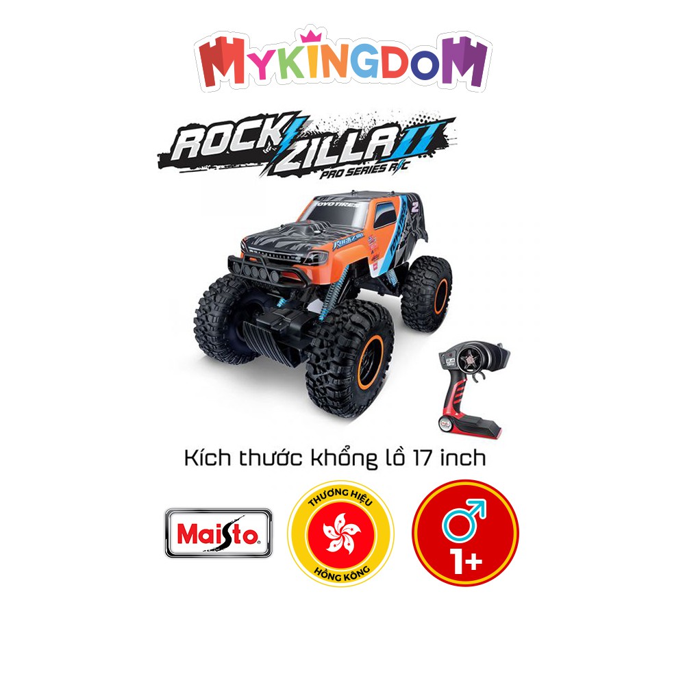 Đồ Chơi MAISTO  Xe Điều Khiển Địa Hình Khổng Lồ Rock Zilla MT81340