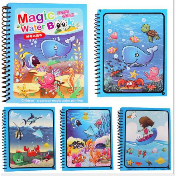 TRANH NƯỚC MA THUẬT TỰ BIẾN MẤT - TẶNG KÈM STICKER