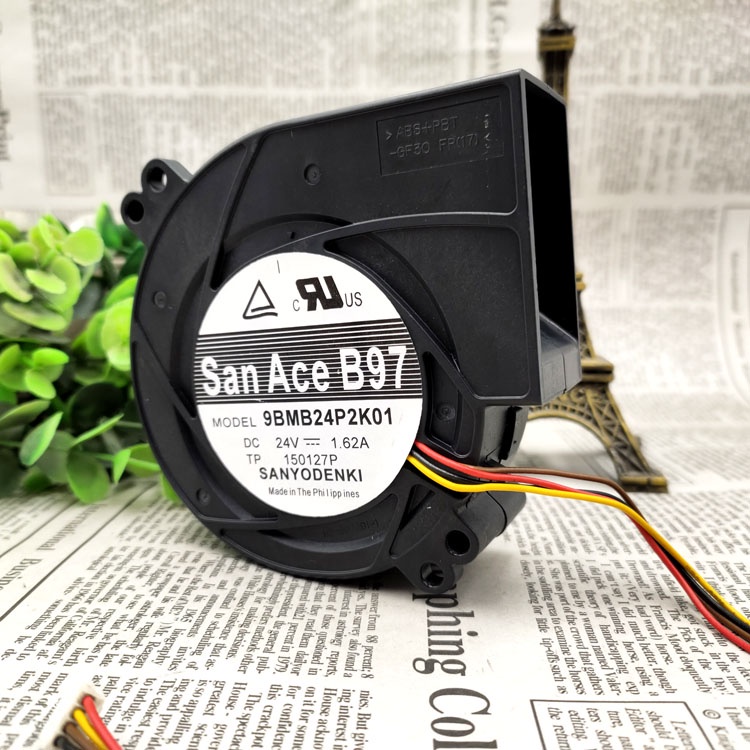 Quạt Turbo nướng thịt nướng SANYO 9BMB24P2K01 24V 1.62A 9733 chính hãng