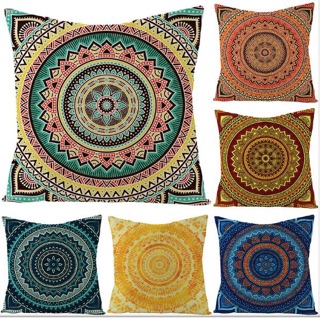 Vỏ gối hoạ tiết Boho Vintage