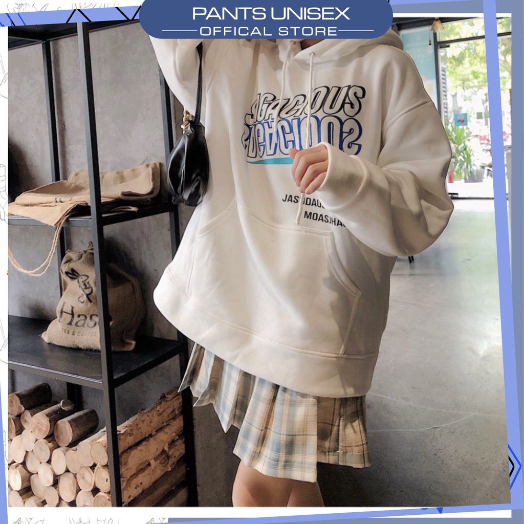 ⚡ Áo Hoddie nỉ bông in chữ SAGA form rộng Unisex 1hit Pantsunisex