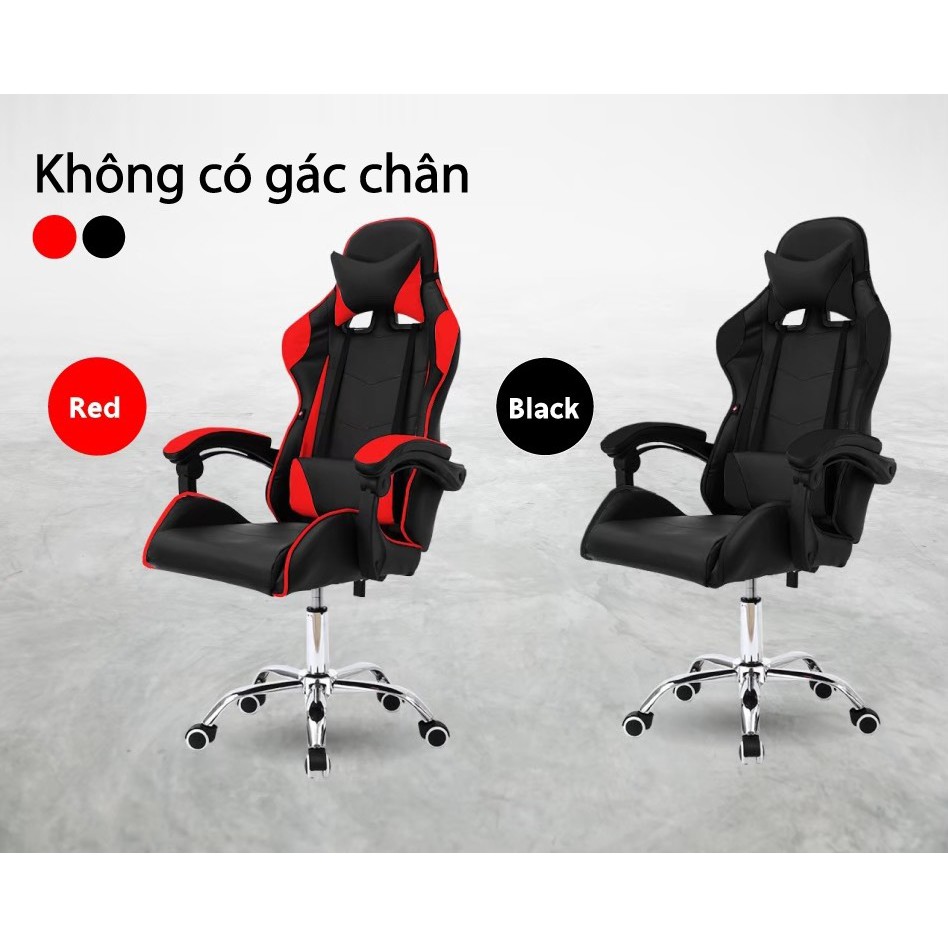 CHAIR - Ghế game cao cấp, chân xoay ngã 135 độ Thái Lan Mẫu E0201 có gác chân