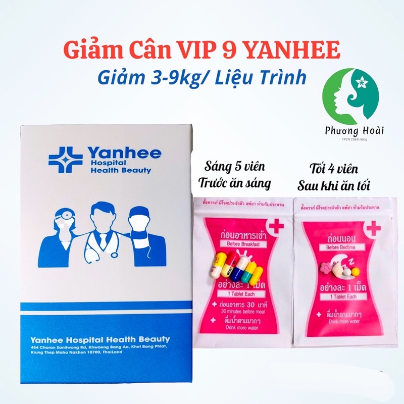 Giảm Cân Vip 9 Yanhee (Giảm cân cấp tốc an toàn )