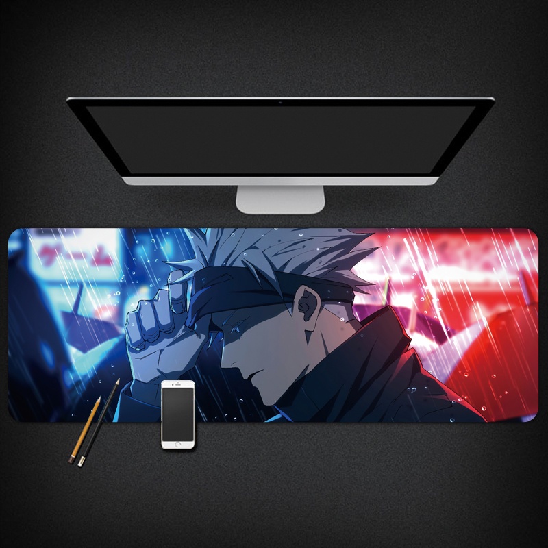 Jujutsu Kaisen Anime Peripheral Keyboard Pad Knotta Yuren Mouse Pad Gojo Satoru Double Sided Nuo Computer Desk Pad Perso