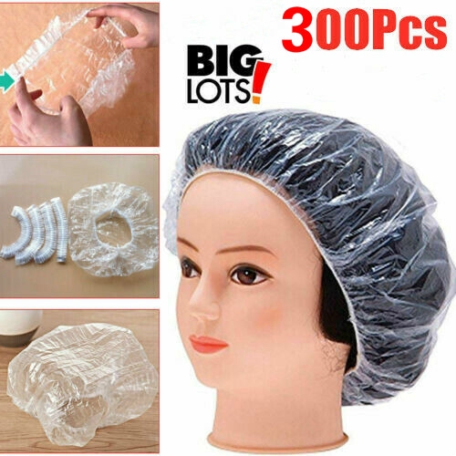 Bộ 300 mũ trùm đầu giữ tóc không bị ướt khi tắm dùng một lần tiện dụng