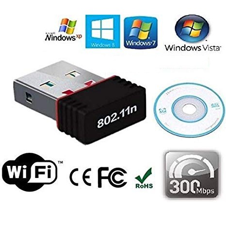 USB WIFI KHÔNG ANTEN Chuẩn WiFi 802.11n (tên mới WiFi 4)