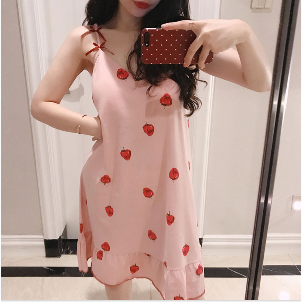 Đầm mặc nhà dễ thương hot trend DB02