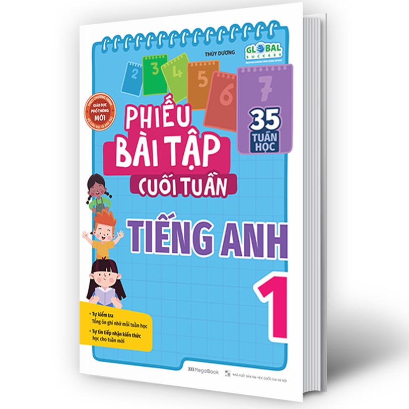 Sách Phiếu Bài Tập Cuối Tuần Tiếng Anh Lớp 1