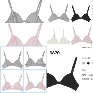 Set 3 chiếc Bra TENEZI dành cho bé gái lớn sz 10/11 và 12/13