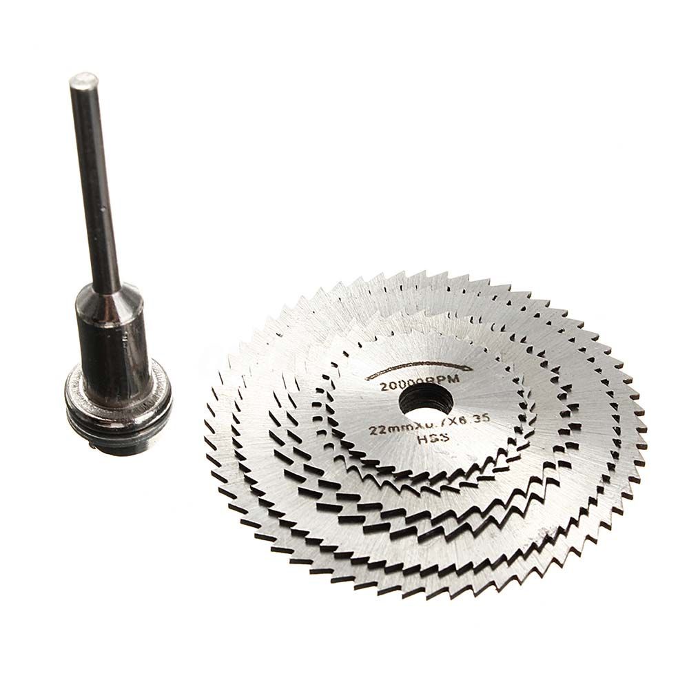 Bộ 7 Lưỡi Cưa Gỗ Hss 6mm Nhiều Màu Sắc