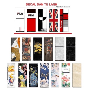 DECAL DÁN TỦ LẠNH CAO CẤP NGHỆ THUẬT - THUTHAODECOR