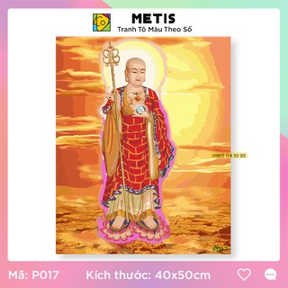 Tranh Tự Tô Ngài Đia Tạng Vương Bồ Tát Dễ Tô Đã Căng Khung Sẵn METIS P017