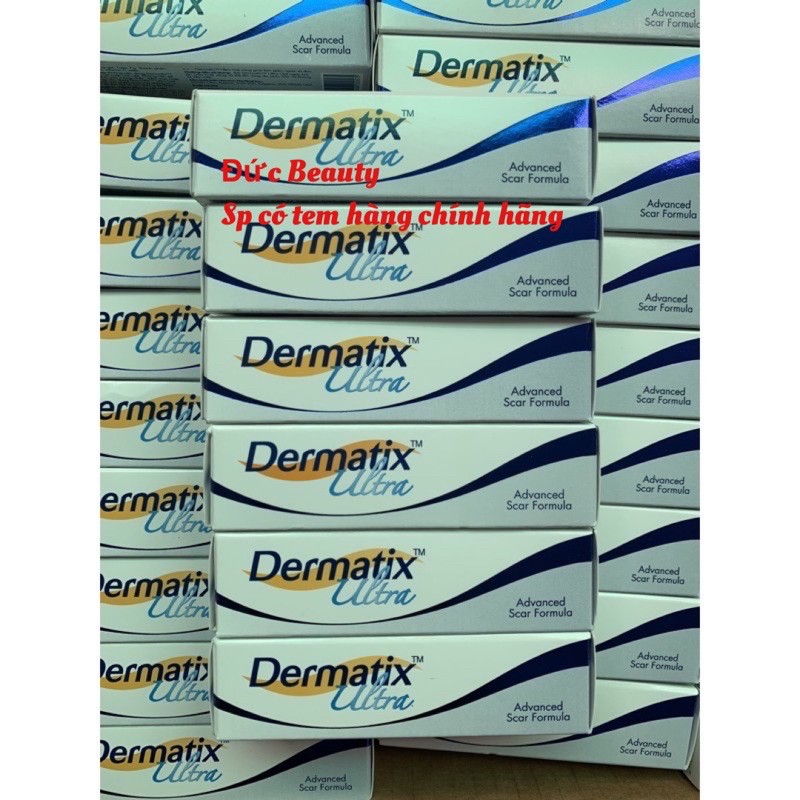 Kem Bôi dạng Gel mờ sẹo Dematix ultra Cải Thiện sẹo - và giảm ngứa 7g &amp; 15g