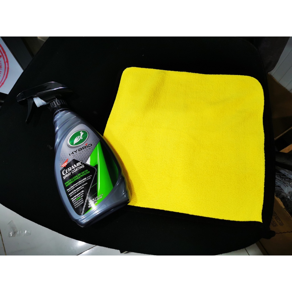 Dung Dịch Phủ Sứ Bóng Sơn Xe Turtle Wax Hybrid Solutions Ceramic Spray Coating 473ml Tặng Khăn Microfiber