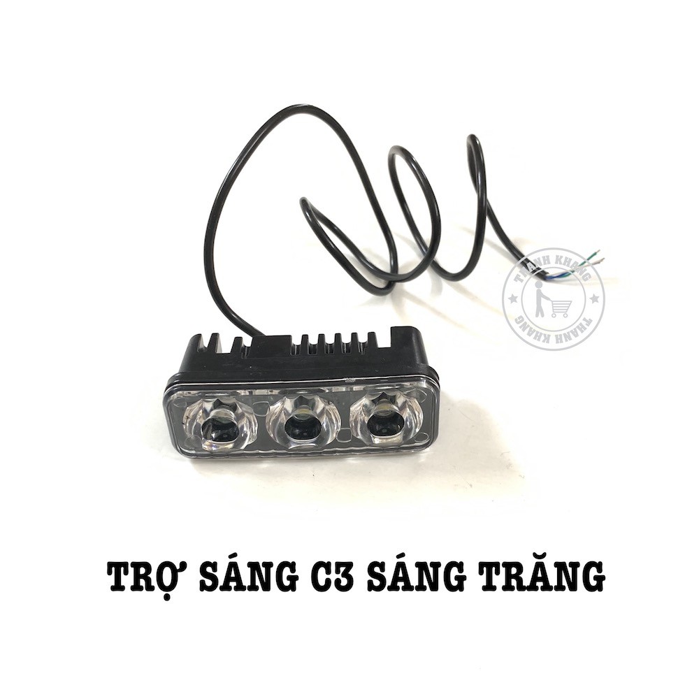 Đèn pha led Thanh Khang trợ sáng C3 loại rẻ gắn xe máy